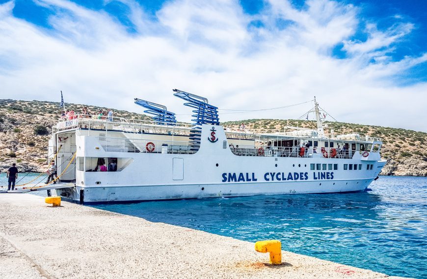 The 'legendary' Express Skopelitis in Iraklia Port