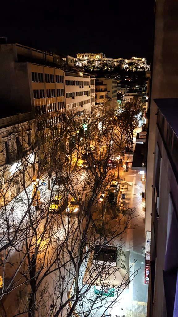 Arrival in Athens and a Fantastic Acropolis View