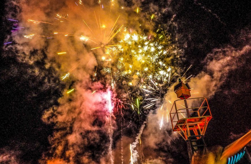 Easter Fireworks Tyros, Arcadia, Peloponnese