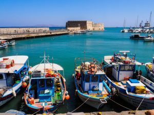 Arrival at Heraklion