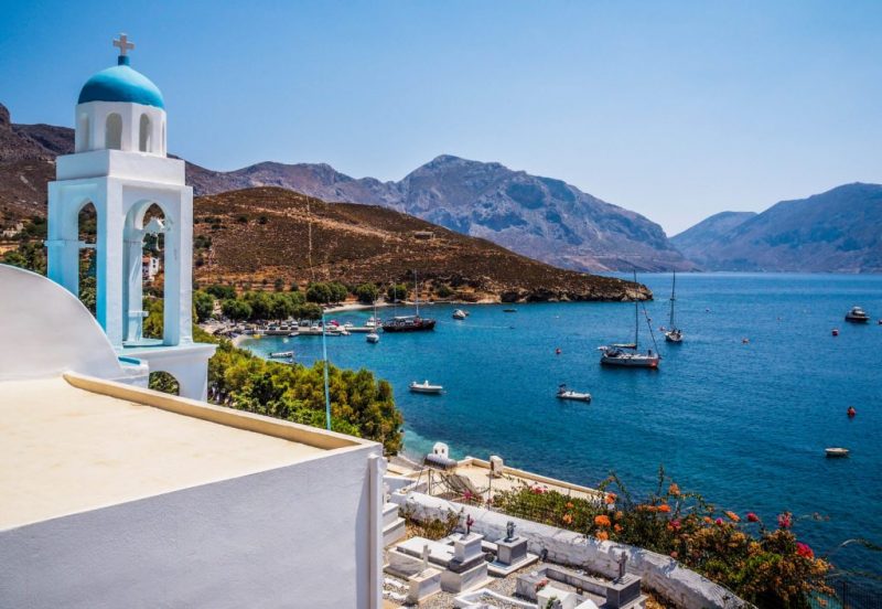 Exploring Kalymnos by Bus: Morning in Chorio, A Full Day in Emporios and a Sunset Return via Telendos