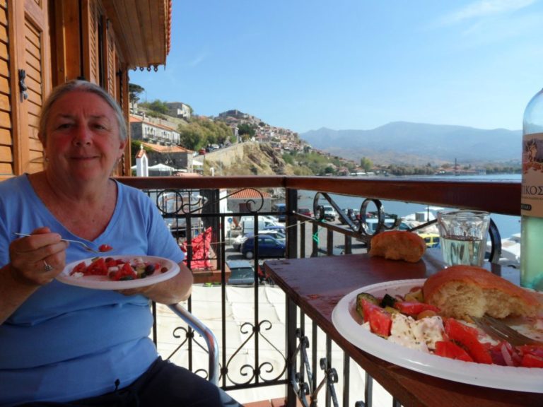 Too short a time in Lesvos! Guest Blog by Kathy Vichta
