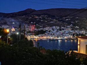 Leaving Tinos – Hello Again Andros!