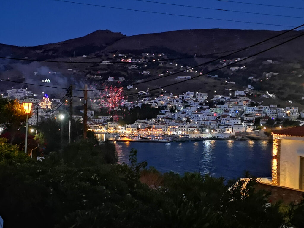 Leaving Tinos – Hello Again Andros!