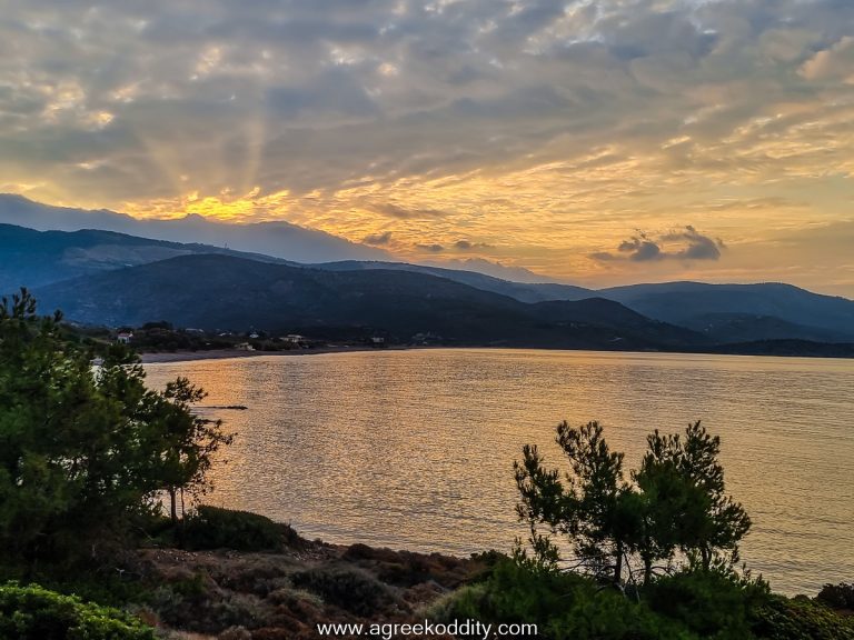 Up With The Sunrise and a Scary Kastro Walk.  So Much for Resting!