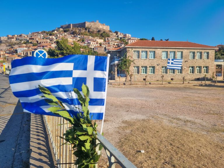 Oxi Day in Molyvos: A Village Parade, Local Rituals and Greek Filoxenia
