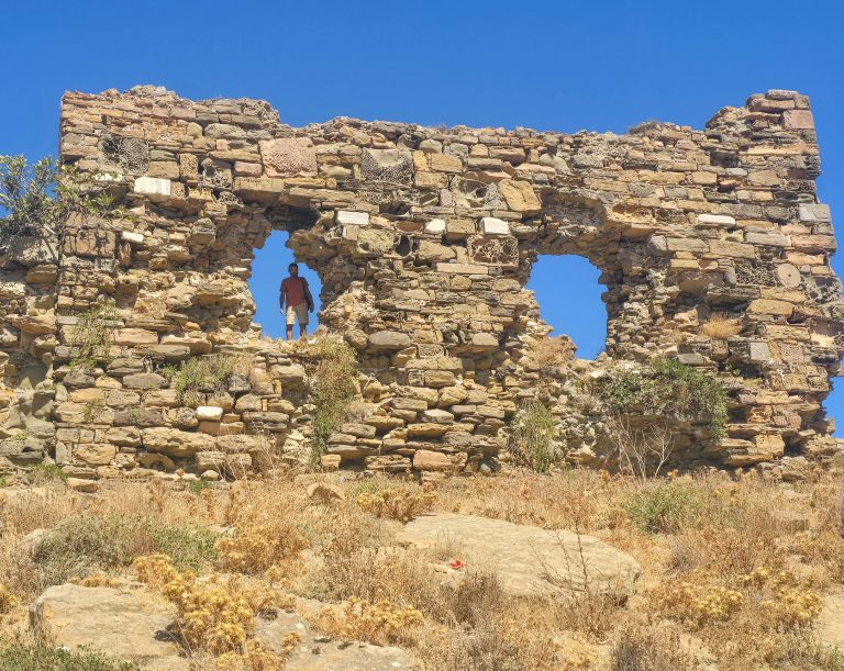 View of Kalekoy Castle, Gokceada