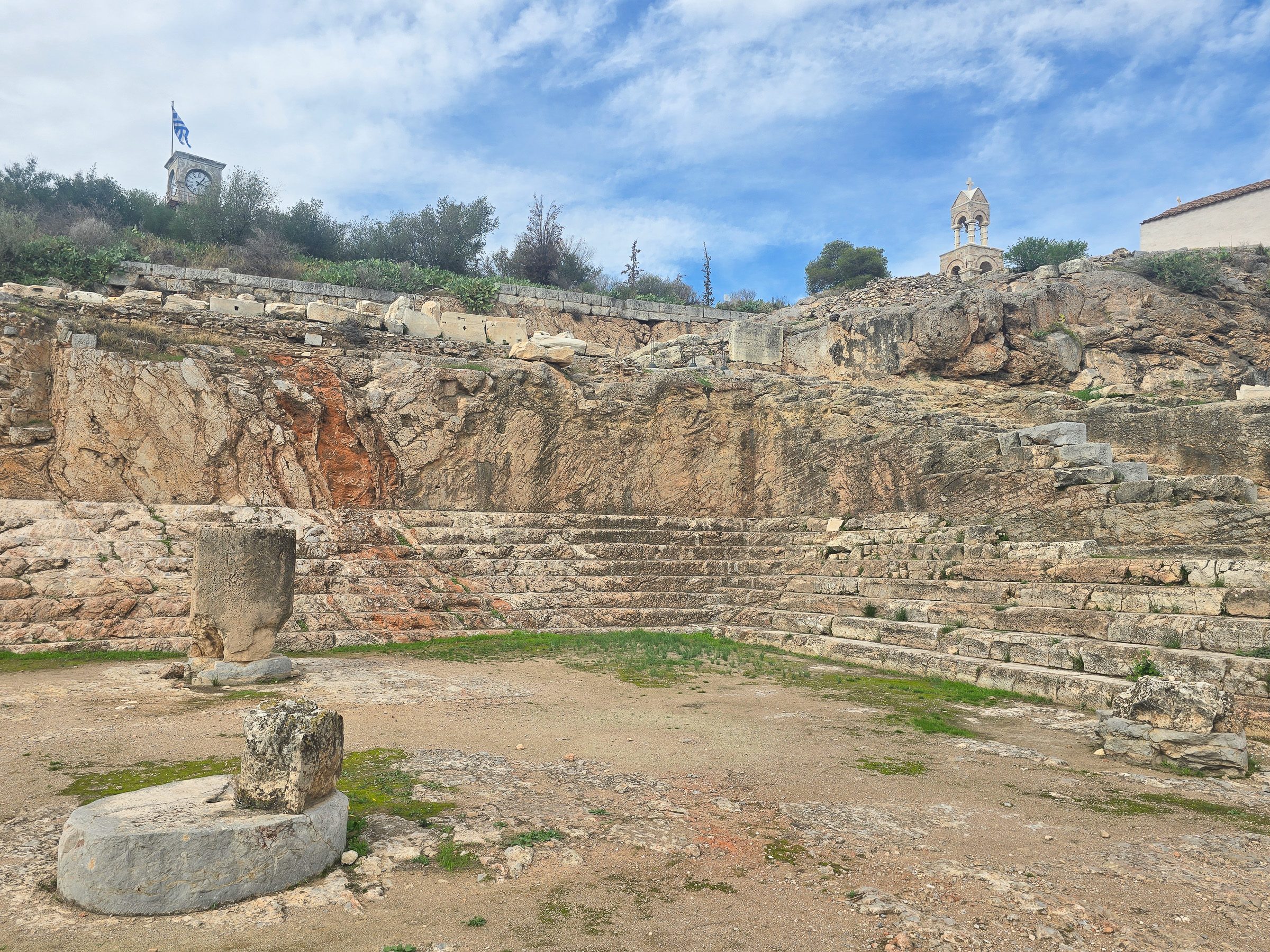 The Telesterion at Eleusis Archaeological Site