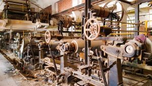 An abandoned carpet factory in Patras