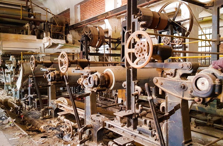 An abandoned carpet factory in Patras