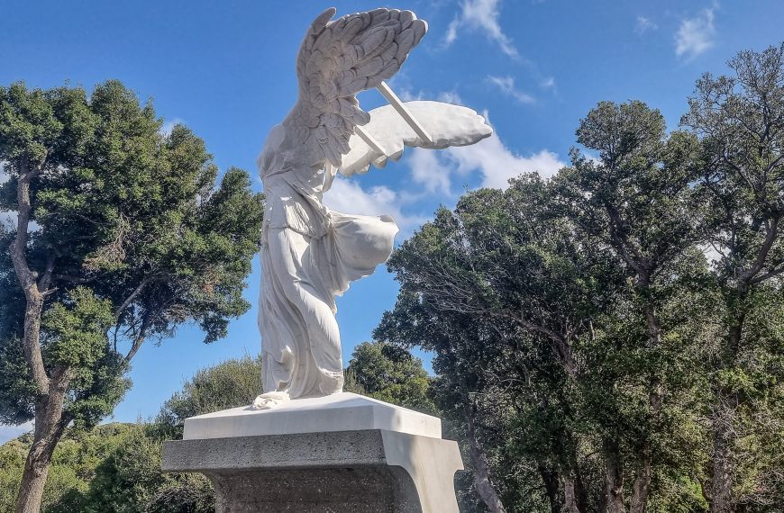 Nike the goddess of Victory outside Samothrace Museum