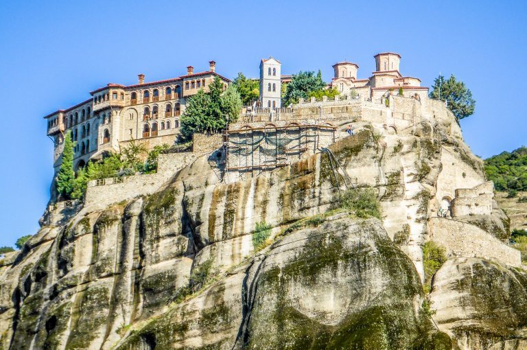 View of the Meteora Monasteries