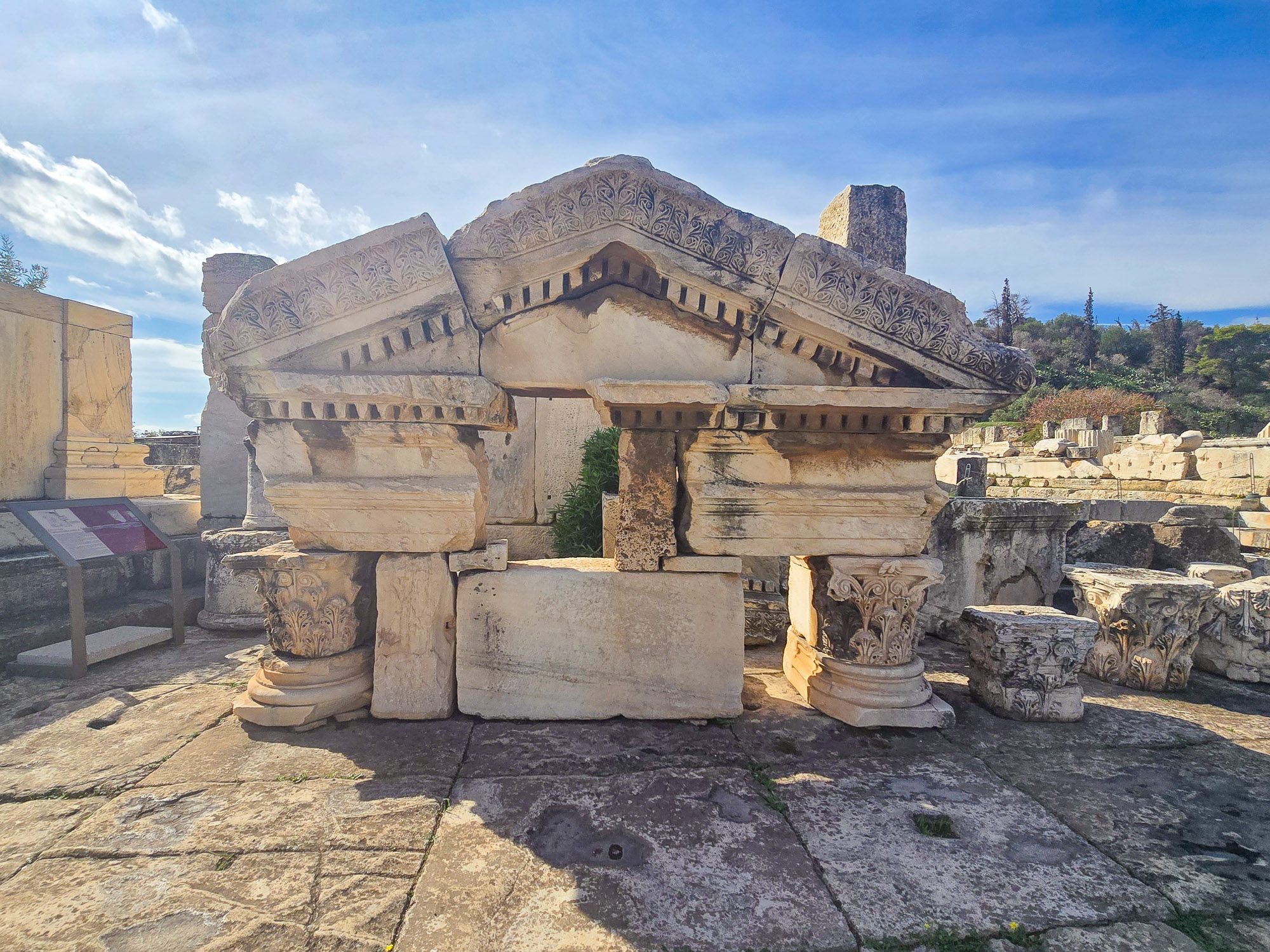Triumphal Arch at Eleusis Archaeological site