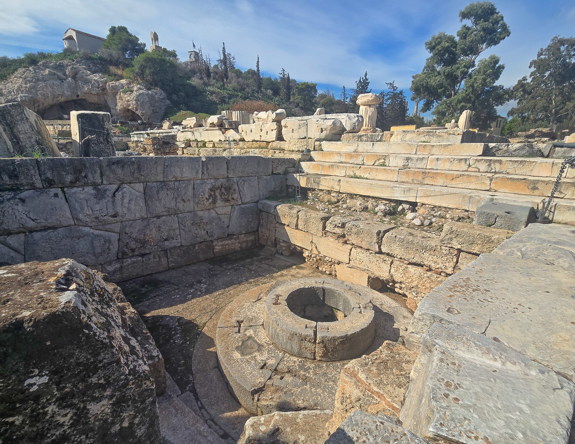 Kallichorion well, the very place where Demeter was said to have rested during her search for Persephone