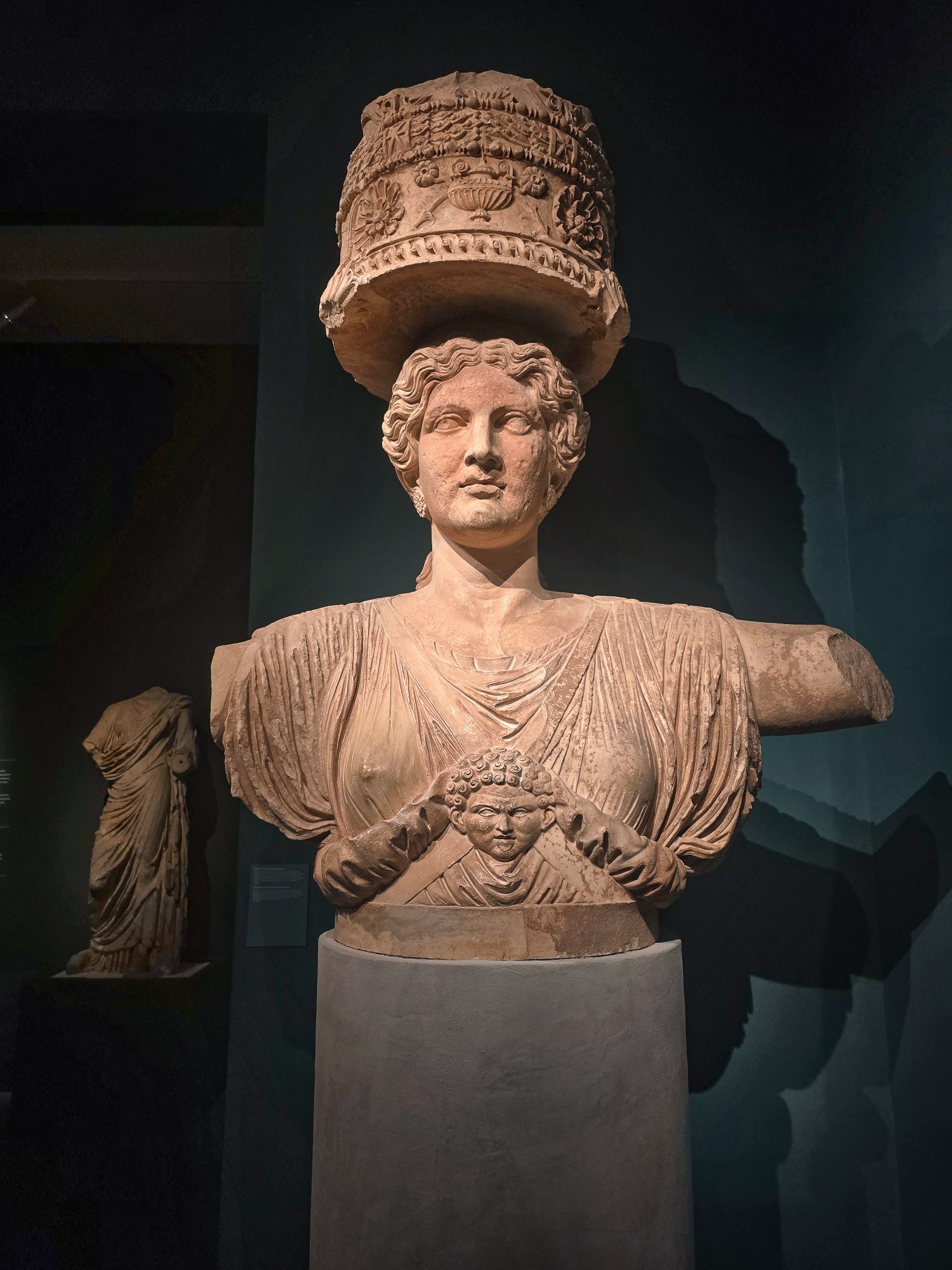 A Caryatid from the Lesser Propylaea at the Sanctuary of Eleusis