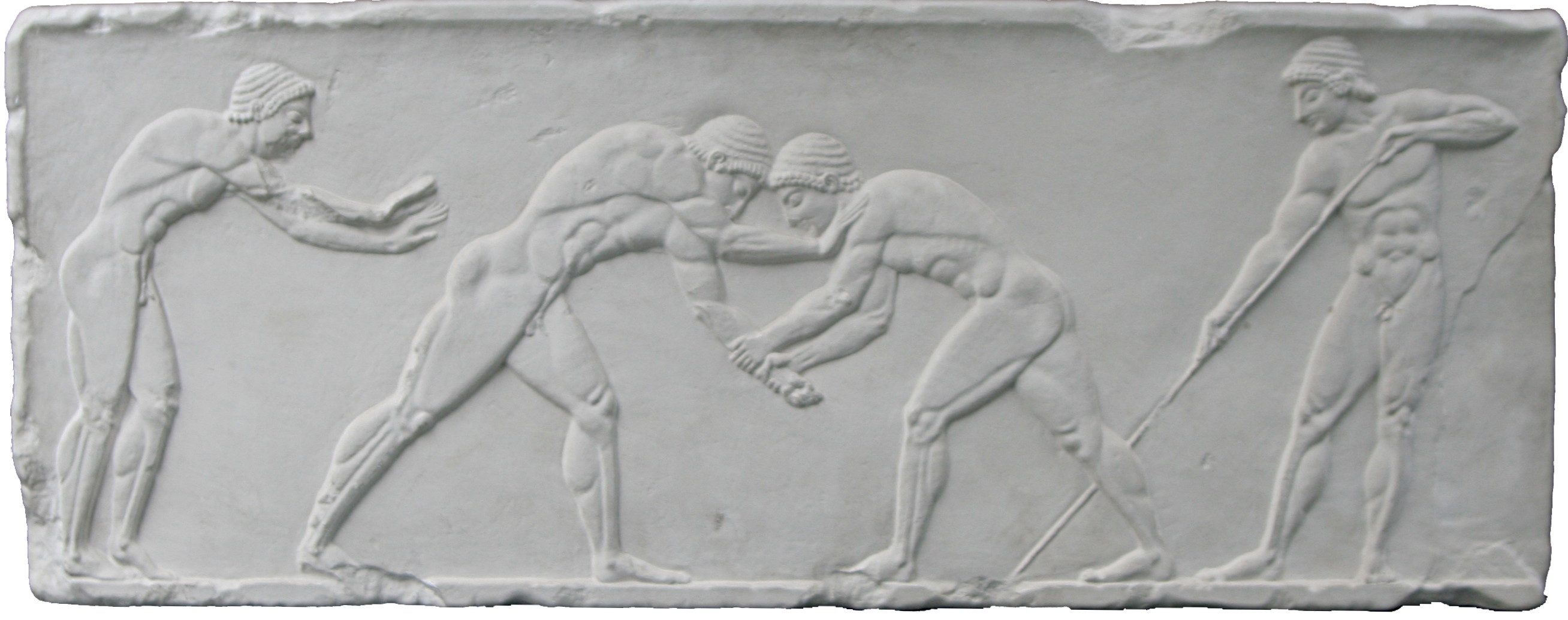 Relief of pentathlon 500 bc wrestling competition