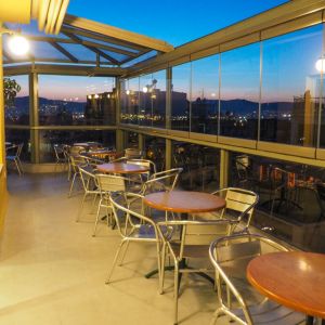 View from Arion Hotel