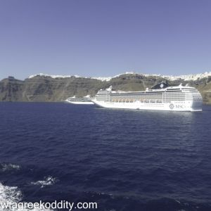 Santorini 2015 - Leaving for Naxos