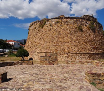 Chios 2022 Bastion wall of the Castle of Chios