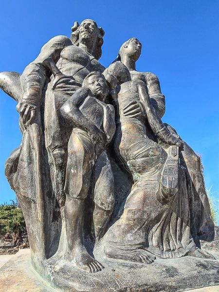 Memorial Statue in Aridaia