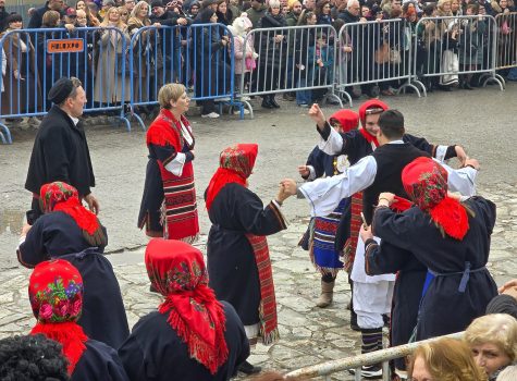 Dancers from the local health unit