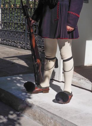 Evzones winter uniform