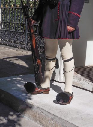 Evzones winter uniform