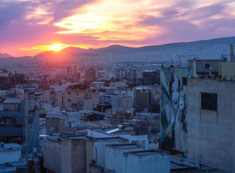 Sunset and Margarita - Attalos Hotel Roof Bar
