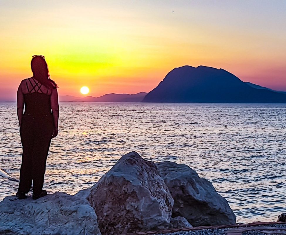 Sorrell and Sunset over Missalonghi