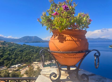 View over Spilia Bay