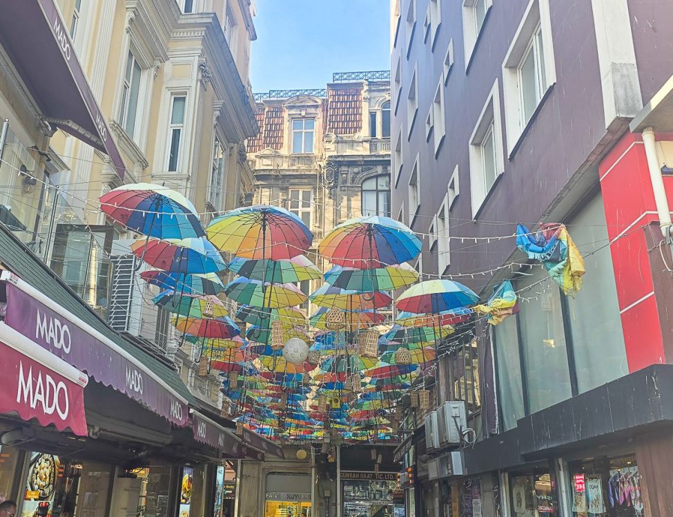 Umbrella Street Karakoy