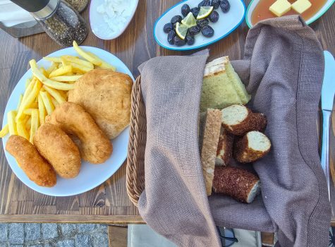 Breakfast at the Fengari Breakfast at the Fengari Hotel, Gokceada