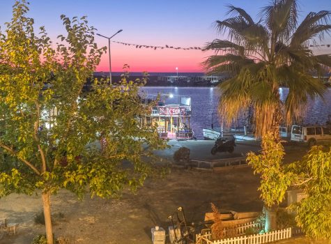 Dinner at the Fengari Hotel, Gokceada