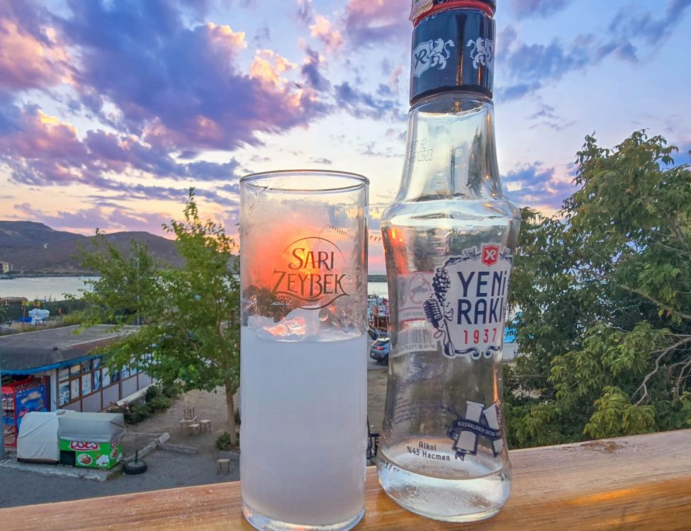 Yeni Raki at the Fengari Hotel Yeni Raki at the Fengari Hotel Restaurant, Gokceada