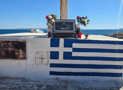 Memorial Cross at Apelli Memorial Cross dedicated to swimmers that have lost their lives in the nearby waters