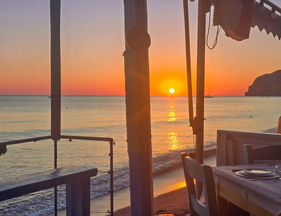 Skala Eresou Sunset Skala Eresou Sunset