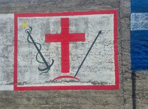 Skala Eresou Marina Skala Eresou Marina with Memorial of 200 years since the Greek War of Independence