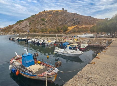 Skala Eresou Marina and Watchtower Skala Eresou Marina
