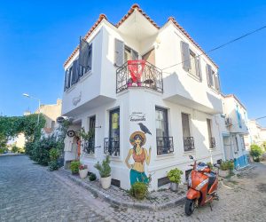 The streets and houses of Bozcaada