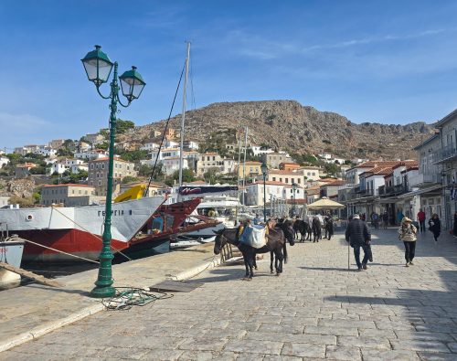 View of Hydra Waterfront