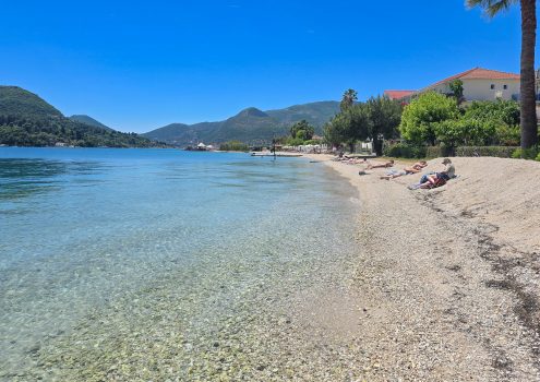 View from Ammos Beach Bar, Nidri, Lefkada
