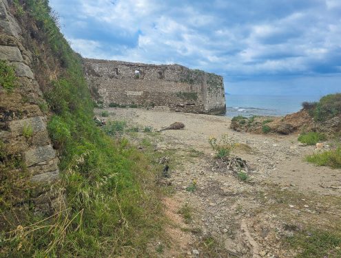 A view of the interior of the Fort of Pantokratoras, Preveza